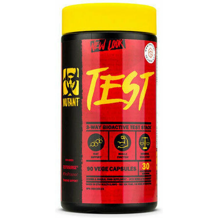 Mutant Test Testosterone Boosting Supplement 90 veget capsules