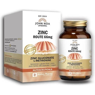 John Noa Zink Liposomale Route 66mg 90 Capsules Kruiden