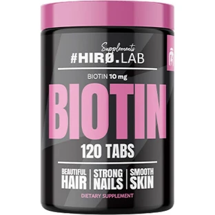 Hiro.Lab Biotin Vitamin for Hair, Skin & Nails 10mg 120 Tablets