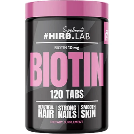Hiro.Lab Biotin Vitamin for Hair, Skin & Nails 10mg 120 Tablets
