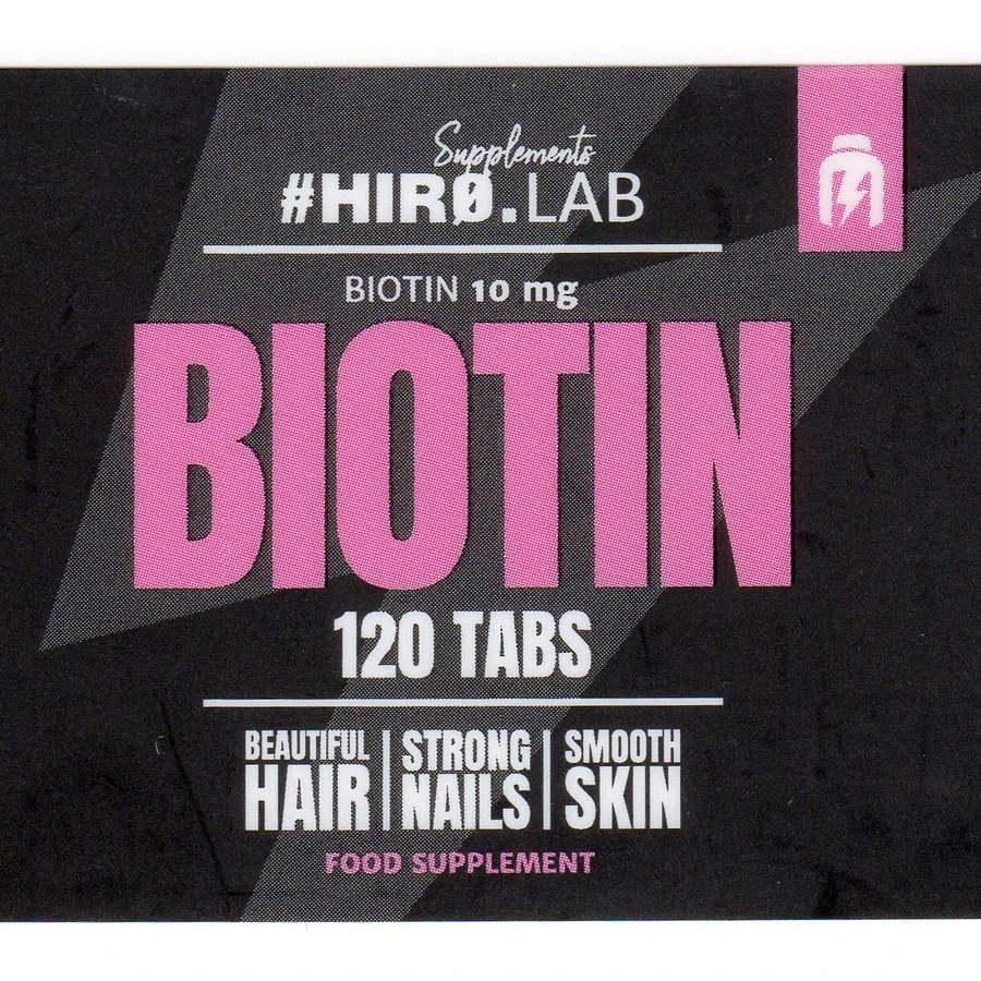 Hiro.Lab Biotin Vitamin for Hair, Skin & Nails 10mg 120 Tablets
