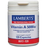 Lamberts Vitamin A Vitamin in Sonnenblumenkernöl für Haar, Haut & Antioxidans Aktion 5000iu 120 Kapseln