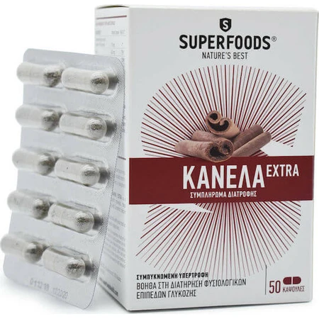Superfoods Canela Extra 50 cáps.