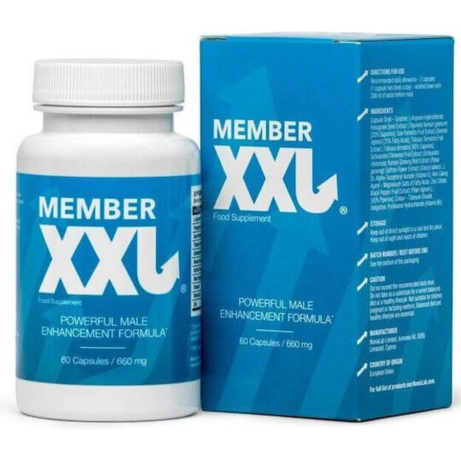 Nuvialab Member XXL specjalny suplement diety 60 kaps: ceny i cechy