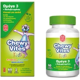 Vican Chewy Chewy Vites Omega 3 & Multivitamin Multivitamin for Energy, Immune System Strengthening & Hair 60 x 1 jelly 60 x 1 jelly