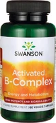Swanson Activated B-Complex Vitamin for Energy, Immune & Nervous System Strengthening 60 veget capsules