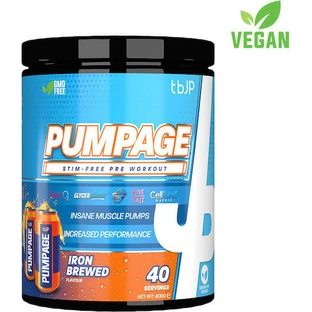 tbJp Pompsupplement Pre Workout 400gr Zure Perzik Ring