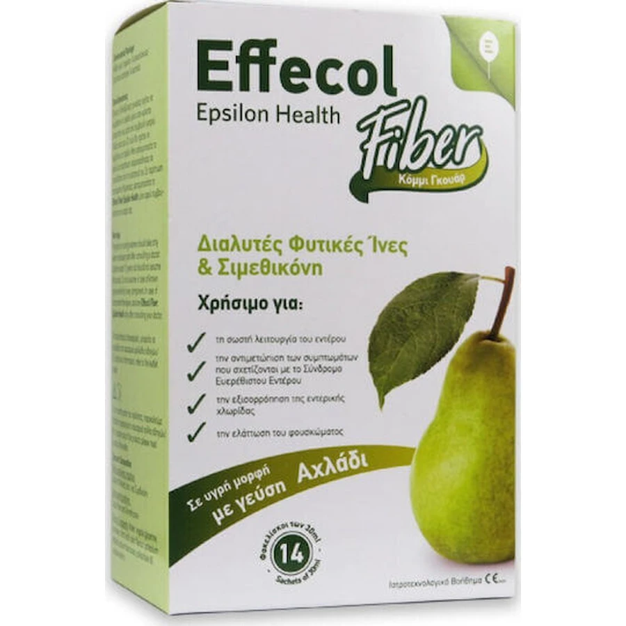 Epsilon Health Effecol Fiber Special Dietary Supplement 14 sachets Pear