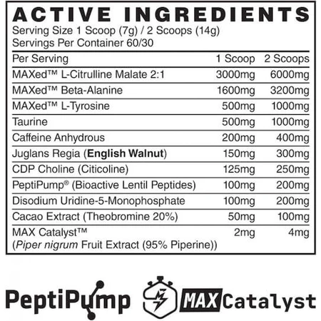 Naughty Boy Menace 500mg Pre Workout Supplement 420gr Strawberry Sweets