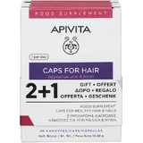 Apivita Caps For Hair Food Supplement Special 3 x 10 capsules