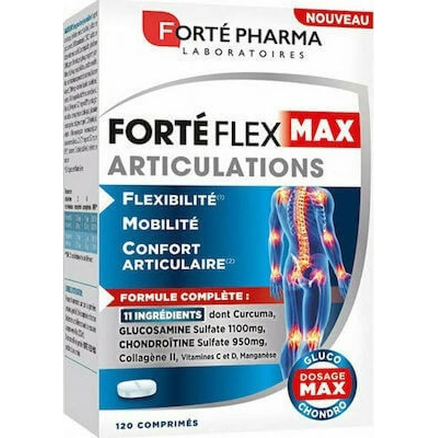 Forte Pharma Forte Flex Max Articulations Gewrichts- & botgezondheidssupplement 120 capsules