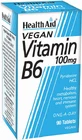 Health Aid B6 Vitamina B6 para la salud del sistema nervioso 100 mg 90 comprimidos