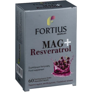 Geoplan Nutraceuticals Mag & Resveratrol 200mg 60 disques sublinguaux