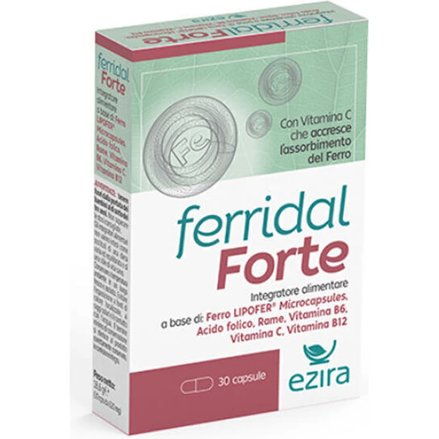 Ezira Ferridal Forte 30 Capsules Copper