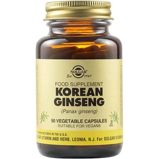 Solgar Korean Ginseng 50 veget capsules