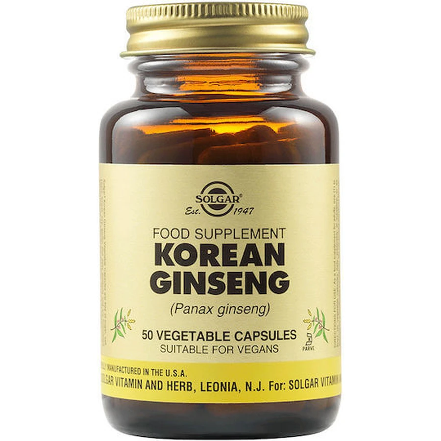 Solgar Korean Ginseng 50 veget capsules