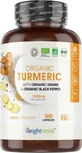 WeightWorld Organic Turmeric with Ginger &amp; Black Pepper 180 caps