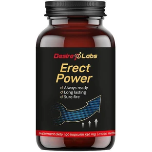 Desire Labs Erect Power Libido & Testosteron steigernde Ergänzung 90 Kapseln