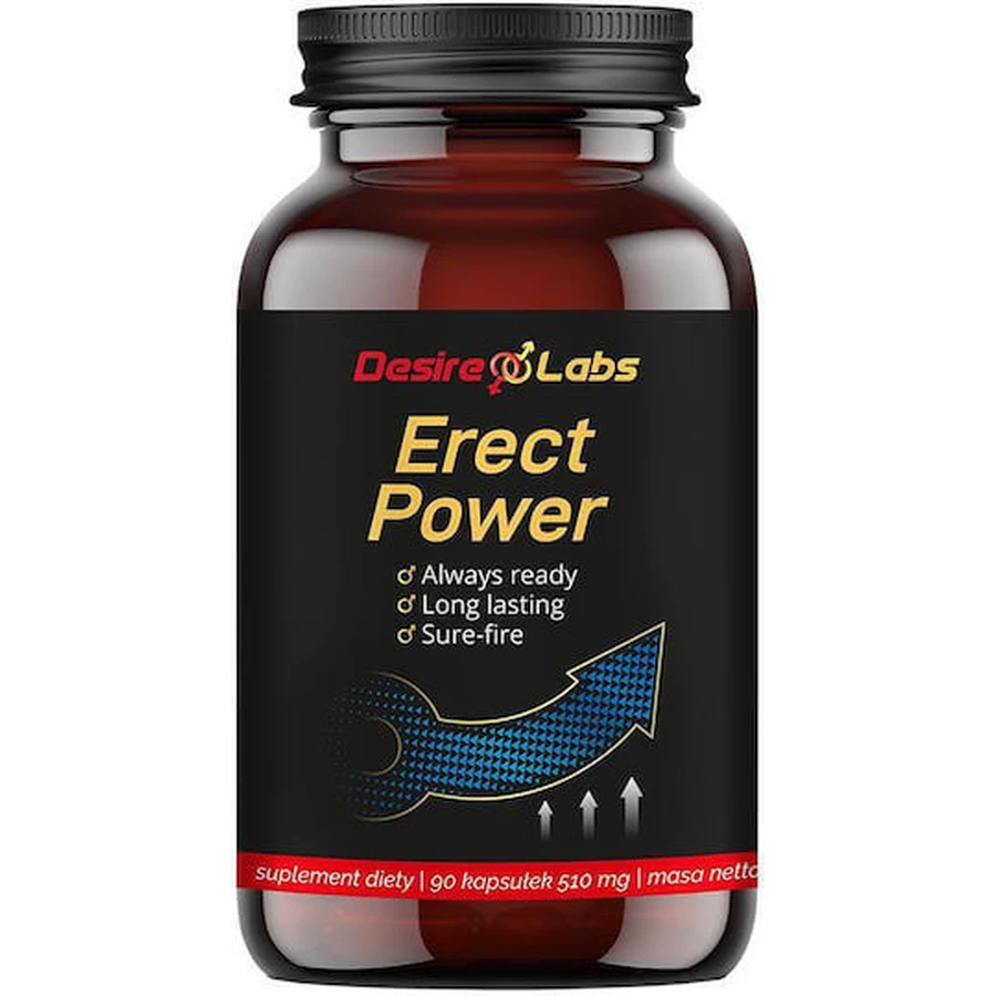 Desire Labs Erect Power Libido & Testosteron steigernde Ergänzung 90 Kapseln