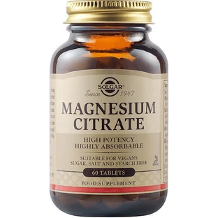 Solgar Magnesium-Zitrat 200mg 60 Tabletten