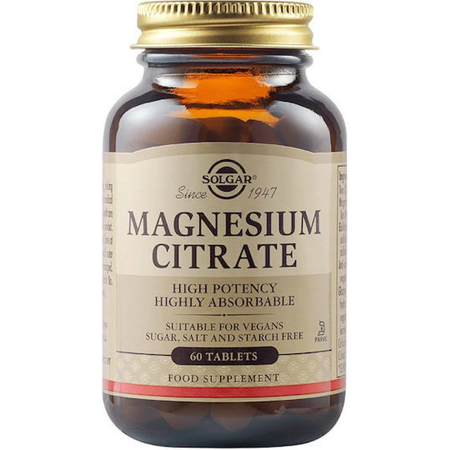 Solgar Magnesium-Zitrat 200mg 60 Tabletten