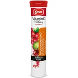 Lanes Vitamin C Eff Vitamina pentru Întărirea Sistemului Imunitar, Pielea & Acțiune Antioxidantă 1000mg Merișor 20 file de ef