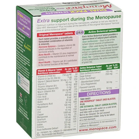 Vitabiotics Menopase Plus Tijdens & Na Menopauze Supplement 56 tabs