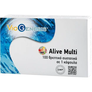 Viogenesis Alive Multi Multivitamin for Energy, Immune Support & Antioxidant Action 60 caps