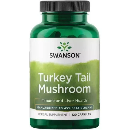 Swanson Truthahnschwanzpilz 500mg Nahrungsergänzungsmittel Special Special 120 Kapseln