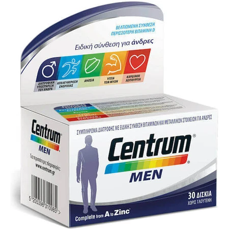 Multivitamin Centre for Energy & Immune System Support 30 Comprimés
