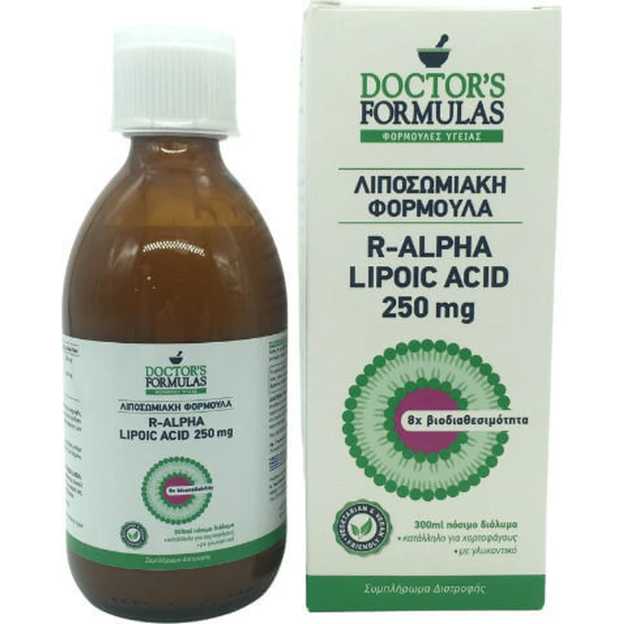 Doctor's Formulas R Alpha Liponzuur 250mg Speciaal Voedingssupplement 300ml