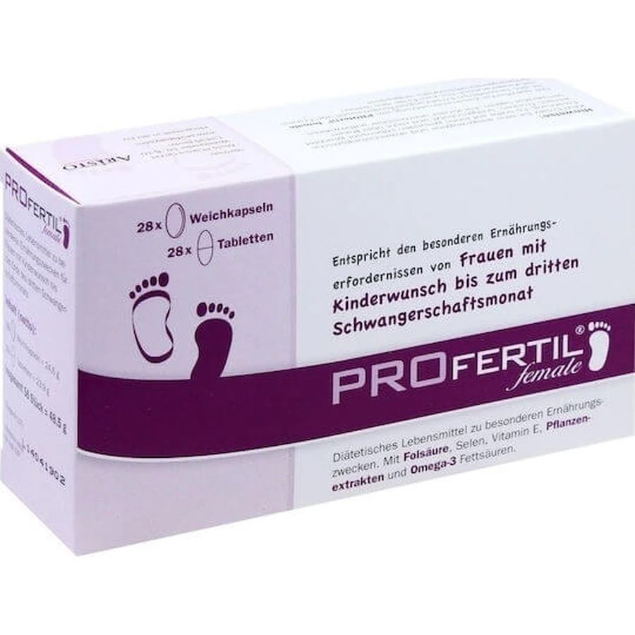 ProFertil Female Special Nahrungsergänzungsmittel 28 Tabs 28 vegetarische Kapseln 28 Kapseln