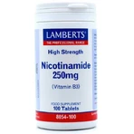 Lamberts Nicotinamid Vitamin für die Gesundheit des Nervensystems 250mg 100 Tabletten