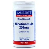 Lamberts Nicotinamida Vitamina para la Salud del Sistema Nervioso 250mg 100 Comprimidos