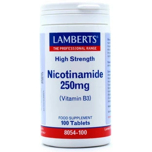 Lamberts Nicotinamid Vitamin für die Gesundheit des Nervensystems 250mg 100 Tabletten