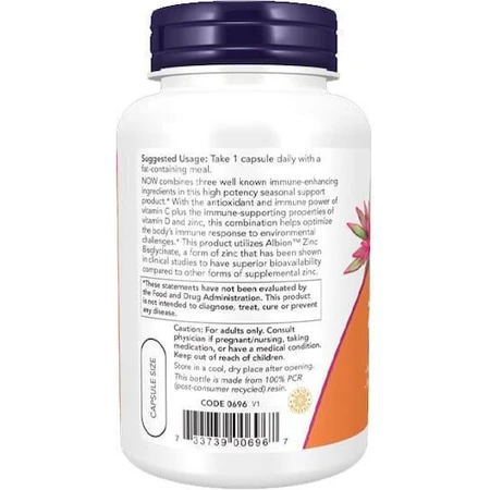 Jetzt Lebensmittel C-1000 Zink & D-3 Multivitamin für Immunsystem Unterstützung 15mg 100 veget Kapseln