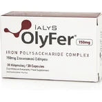 Mika Nutri Pharma Olyfer Iron Polysaccharide Complex 150mg Iron 30 capsules