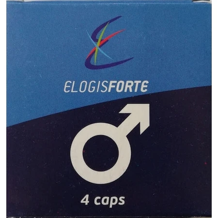 Elogis Pharma Forte Blue Testosterone Boosting Supplement 4 gélules