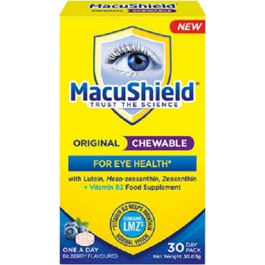 Macushield Original Spezial Nahrungsergänzungsmittel 30 Kautabletten