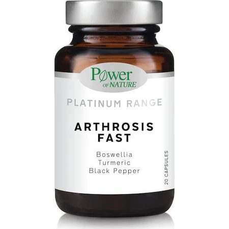 Power Of Nature Platinum Range Arthrosis Fast Suplemento para la Salud Articular y Ósea 20 cáps.