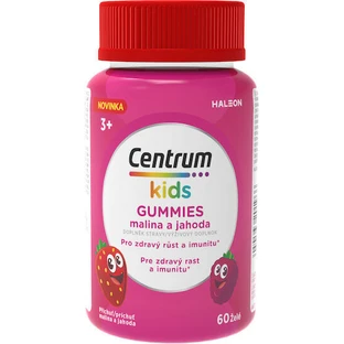Multivitamin Centrum Multivitamin zur Unterstützung einer gesunden kindlichen Entwicklung zur Stärkung des Immunsystems Erdbeere 60 Geleebonbons