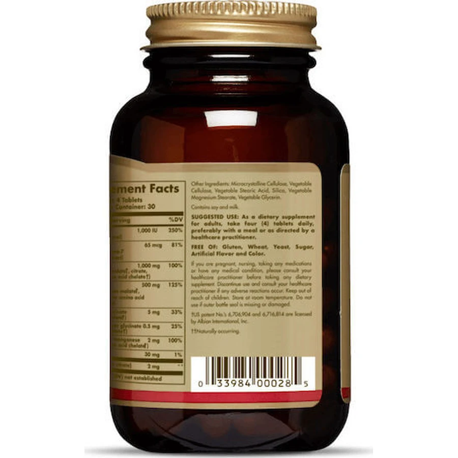 Solgar Ultimate Bone Support Bone Health Supplement 120 tabs
