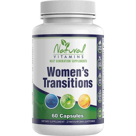 Natural Vitamins Women's Transitions Menopause Supplement 60 caps