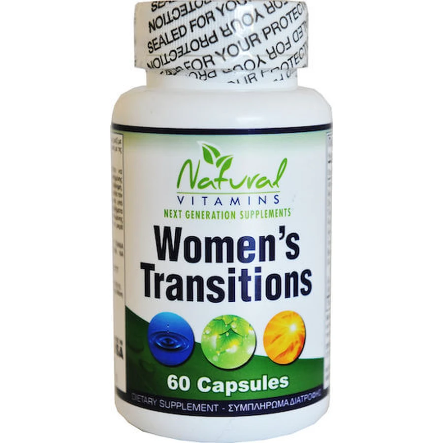 Natural Vitamins Women's Transitions Menopause Supplement 60 caps