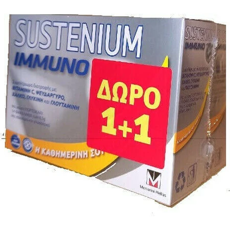 Menarini Sustenium Immuno Immunstärkendes Supplement 28 Portionsbeutel Orange