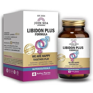 John Noa Liposomal Liposomal Libidon Plus Formula Testosterone Boosting Supplement 30 veget capsules