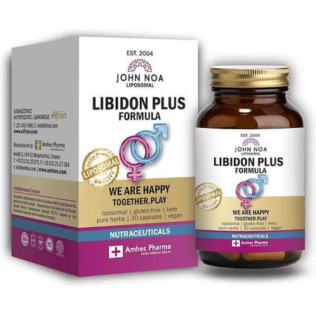 John Noa Liposomal Liposomal Libidon Plus Formula Testosterone Boosting Supplement 30 veget capsules