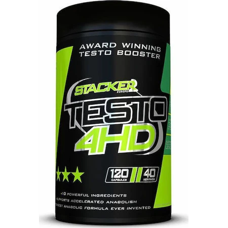 Stacker 2 Testo - 4HD Libido & Testosterone Boosting Supplement 120 caps
