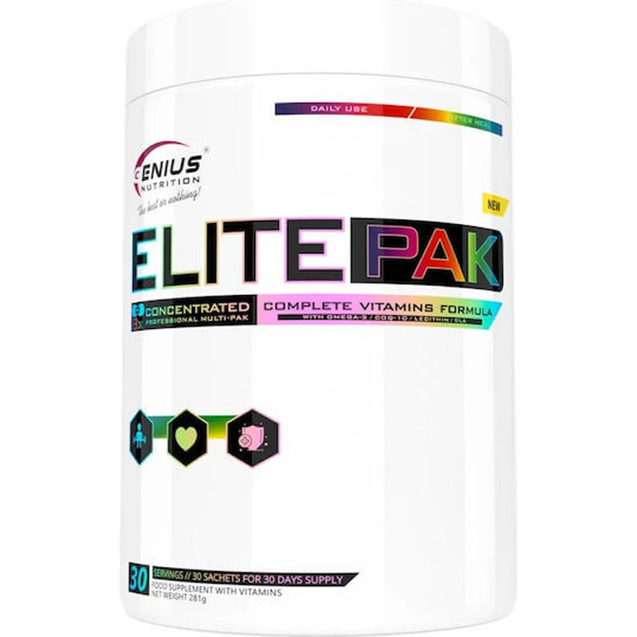 Genius Nutrition Elite Pak Special Dietary Supplement 30 sachets