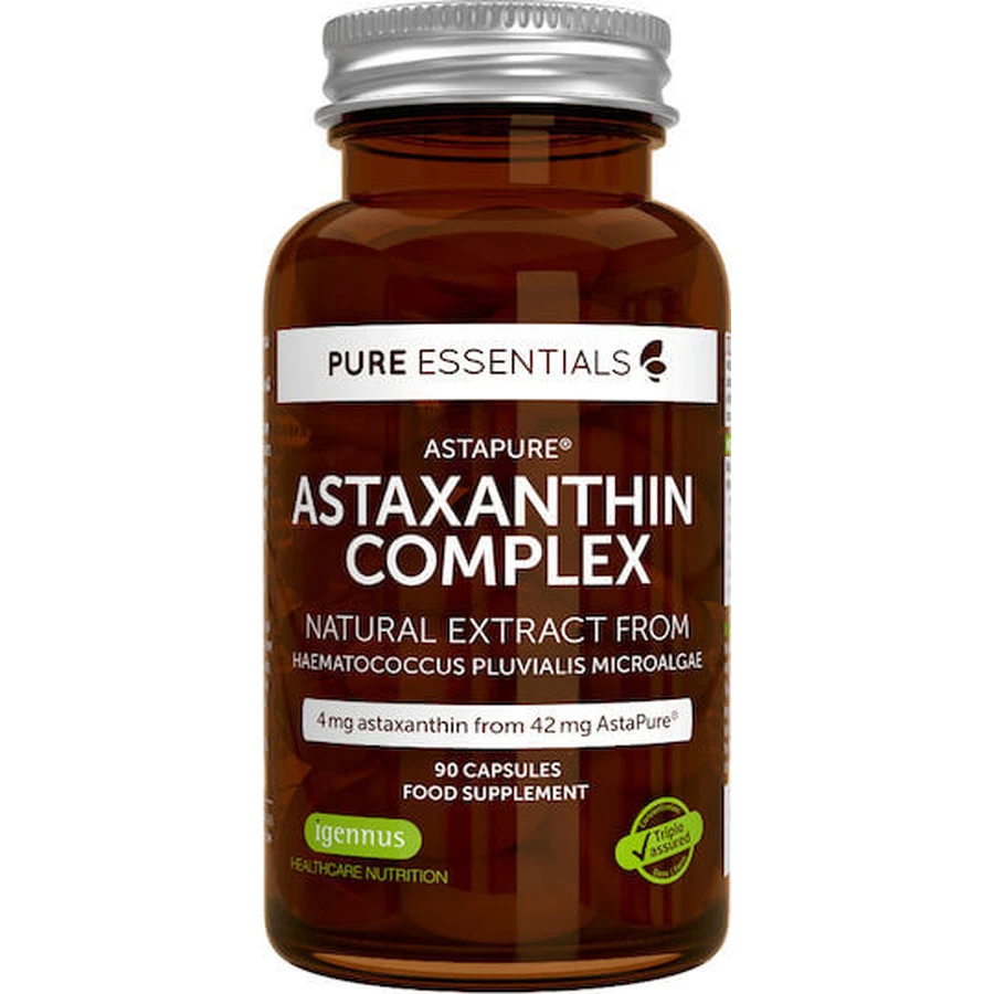 iGennus AstaPure Astaxanthin Complex Spezial Nahrungsergänzungsmittel 90 Kapseln